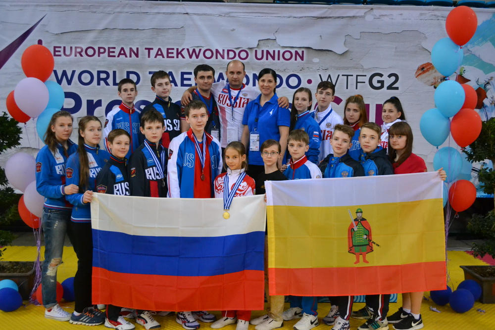 Рязанцы завоевали три медали 2nd World Taekwondo President’s Cup